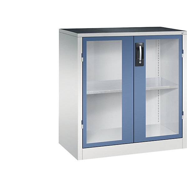 C+P Flügeltürenschrank Acurado, H1000xB930xT500mm, 7035/5023-1