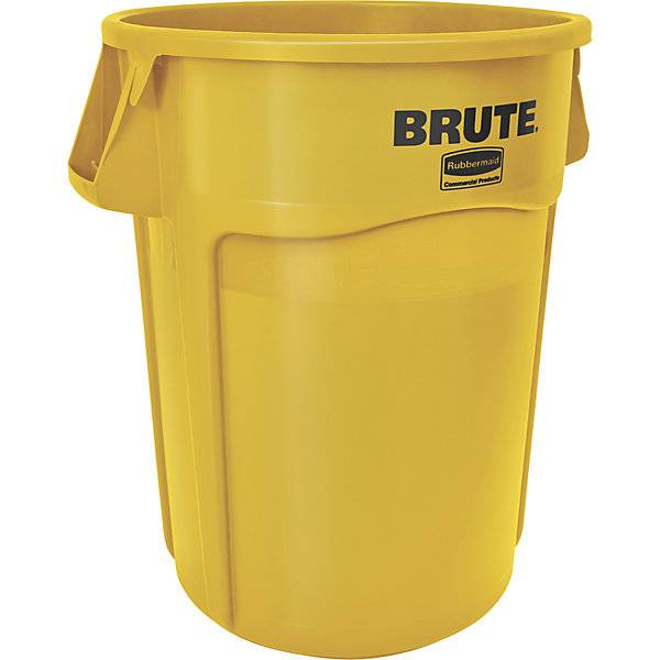 Universalcontainer BRUTE® rund Innen- und Außenbereich Volumen 166 l gelb. Newell Brands Germany GmbH
