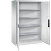 Werkstatt-Schwerlastschrank Breite 1200 mm Tiefe 600 mm Tür lichtgrau. C+P Moebelsysteme | GmbH & CO. KG