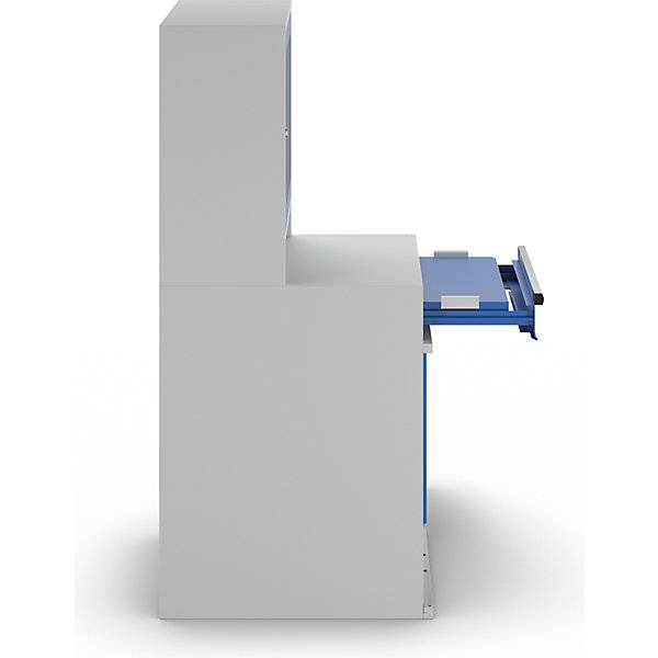 PC-Schrank HxBxT 1600 x 600 x 695 mm 1 Fachboden 1 Auszugboden. TAKKT Industrial & Packaging GmbH 70629149-4