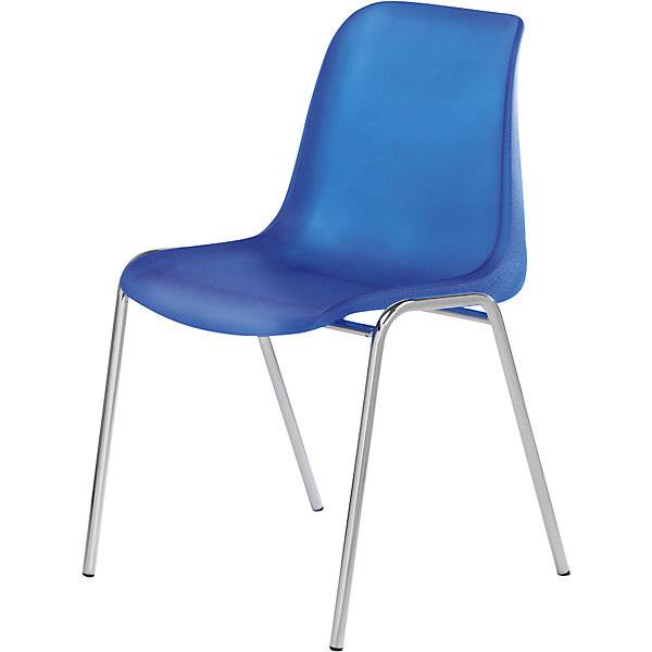 Kunststoff-Schalenstuhl EUROPA ohne Polster Sitzschale leuchtblau VE 2 Stk. SCHNEEWEISS interior GmbH 76160049