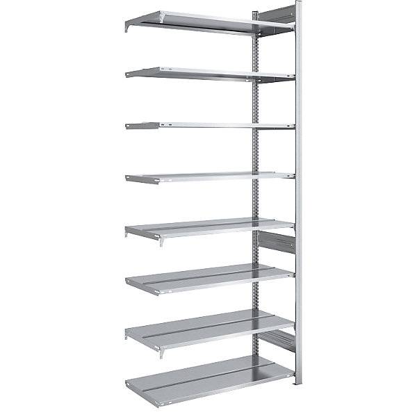 Akten-Steckregal verzinkt Regalhöhe 2700 mm doppelseitig Anbauregal BxT 1000 x 600 mm. Jul. vom Hofe GmbH &-0