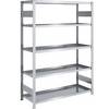 Wannenregal Stahl verzinkt doppelseitig H 2000 mm Wannen-BxT 1300 x 600 mm Grundregal. Jul. vom Hofe GmbH &