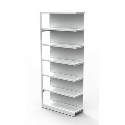 Büro-Steckregal mit Rückwand Regalhöhe 2250 mm Anbauregal Breite x Tiefe 960 x 400 mm. Theo Kerkmann GmbH &-0