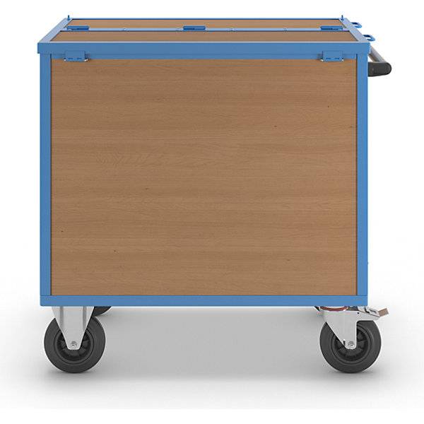 Kastenwagen Wände aus MDF-Platten mit Deckel LxB 1050 x 700 mm. TAKKT Industrial & Packaging GmbH 72433449-4