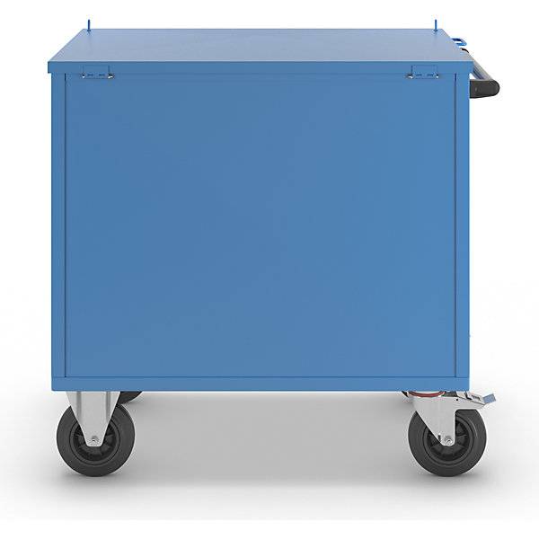 Kastenwagen Wände aus Stahlblech mit Deckel LxB 1050 x 700 mm. TAKKT Industrial & Packaging GmbH 72434449-3