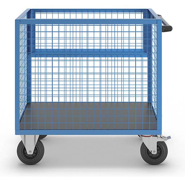 Kastenwagen Wände aus Stahlgitter ohne Deckel LxB 1050 x 700 mm. TAKKT Industrial & Packaging GmbH 72737849-3