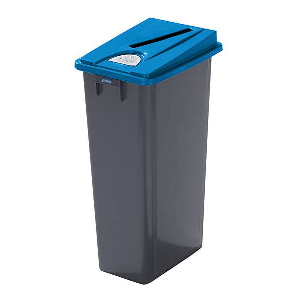Robuster Wertstoffsammler mit flachem Deckel Volumen 80 l Einwurfschlitz. Probbax S.A.R.L. 72766149