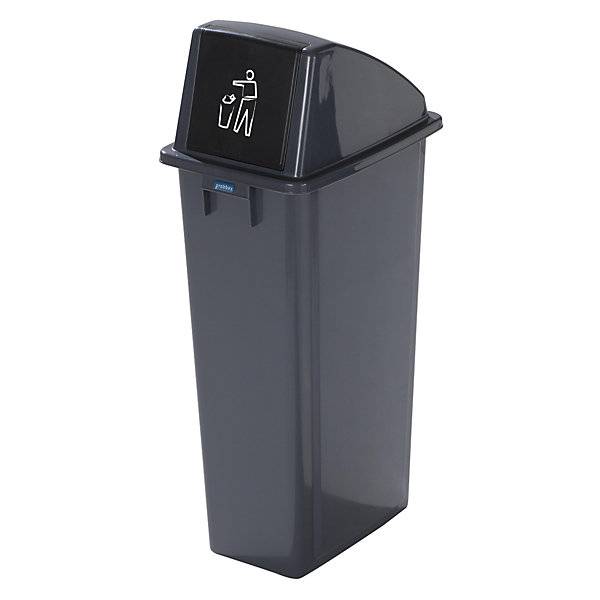 Robuster Wertstoffsammler mit hohem Deckel Volumen 80 l Einwurfklappe. Probbax S.A.R.L. 72767249-0