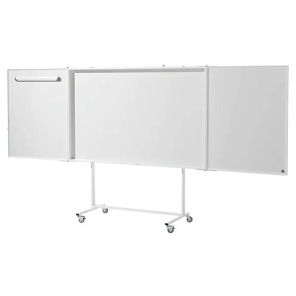 Whiteboard-Klapptafel Komplettset Stahlblech emailliert Bildwandformat 16 : 10. Smit Visual Supplies BV-1