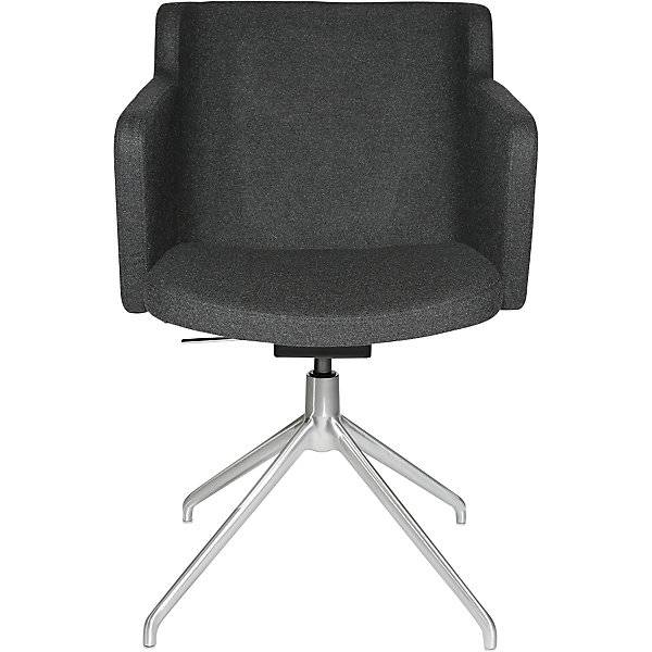 Besuchersessel SFH 3D-Sitzgelenk und Aluminium-Fußkreuz anthrazit. Topstar GmbH 54462949-2