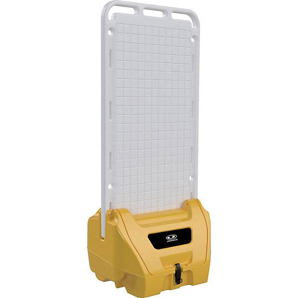 Mobile Service-Station SAFETY POINT mit abschließbarem Deckel Dichtung für Sicherheits-/Schutzprodukte gelb.-2