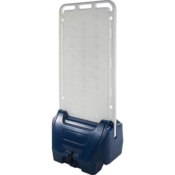 Mobile Service-Station SAFETY POINT mit abschließbarem Deckel Dichtung für Sicherheits-/Schutzprodukte blau.-3