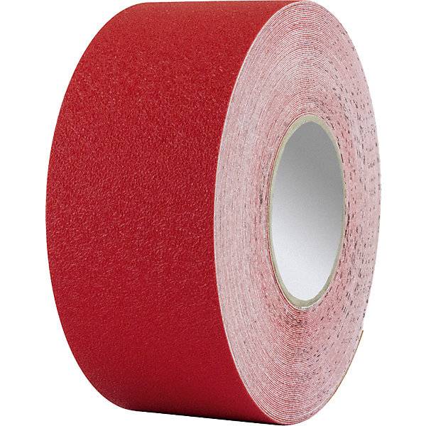 Bodenmarkierungsband staplergeeignet Vinyl Breite 75 mm rot. Moravia Wiesbaden| Gesellschaft F.Verkehrszeichen-0
