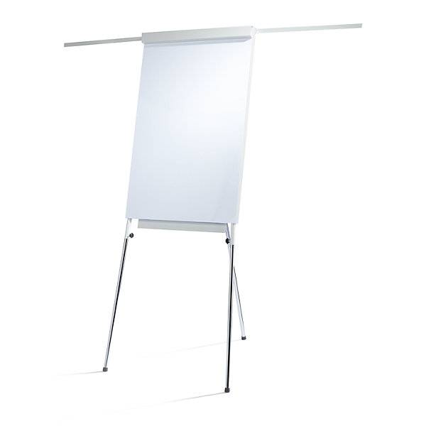 Flipchart Standmodell mit Seitenarmen magnethaftend Teleskopbeine bis 1800 mm höhenverstellbar. Smit Visual-0