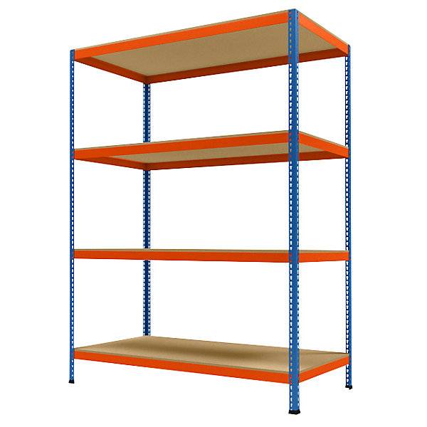 Großfach-Schwerlastregal Höhe 2438 mm Gesamttiefe 926 mm Breite 1841 mm. Racktec GmbH 92979349