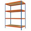 Großfach-Schwerlastregal Höhe 2438 mm Gesamttiefe 926 mm Breite 1841 mm. Racktec GmbH 92979349