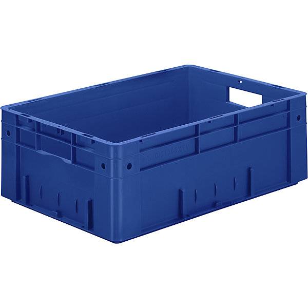Schwerlast-Euro-Behälter Polypropylen Volumen 38 l LxBxH 600 x 400 x 210 mm Wände geschlossen Boden-0