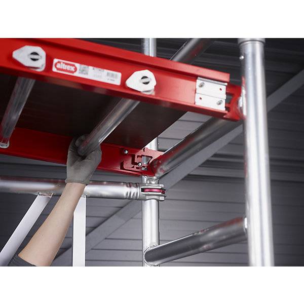 Schnellbau-Fahrgerüst MiTOWER Standard Fiber-Deck®-Plattform LxB 1200 x 750 mm Arbeitshöhe 5 m. Altrex B.V.-4