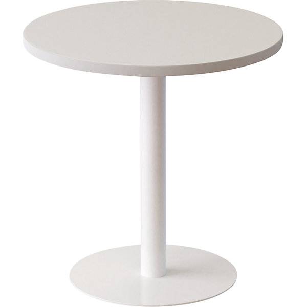 Lounge-Tisch rund Ø 600 mm weiß. PAPERFLOW S.A.S | | LE HUB BATEMENT 5 1ER ETAGE 54627249-0