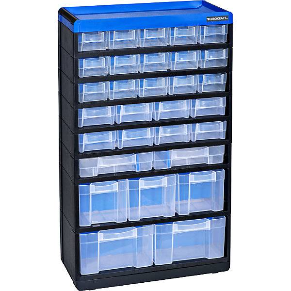 Kleinteilemagazin VARIOPLUS PRO HxBxT 525 x 300 x 135 mm 30 Schubladen 30 Trennstege. TAKKT Industrial &