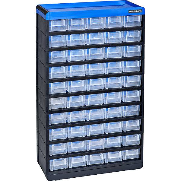 Kleinteilemagazin VARIOPLUS PRO HxBxT 525 x 300 x 135 mm 50 Schubladen 50 Trennstege. TAKKT Industrial &