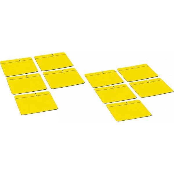 Haftnotizen magnetisch LxB 100 x 100 mm VE 10 Stk gelb. Smit Visual Supplies BV 55470149-0