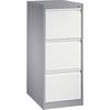 Hängeregistraturschrank ACURADO 1-bahnig 3 Schübe weißaluminium / verkehrsweiß. C+P 54568049