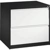 Hängeregistraturschrank ACURADO 2-bahnig 2 Schübe schwarzgrau / verkehrsweiß. C+P 54569749