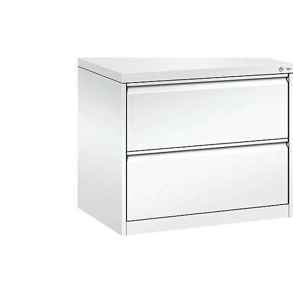 Hängeregistraturschrank ACURADO 2-bahnig 2 Schübe verkehrsweiß. C+P Moebelsysteme | GmbH & CO. KG 54569449