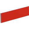 Tischtrennwand für Teamschreibtische Breite 1600 mm Bezug rot. PAPERFLOW S.A.S | | LE HUB BATEMENT 5 1ER
