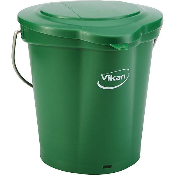 Eimer lebensmittelecht Volumen 6 l VE 5 Stk grün. FINCKE-Hygiene Fachgroßhandel OHG 54929049-3