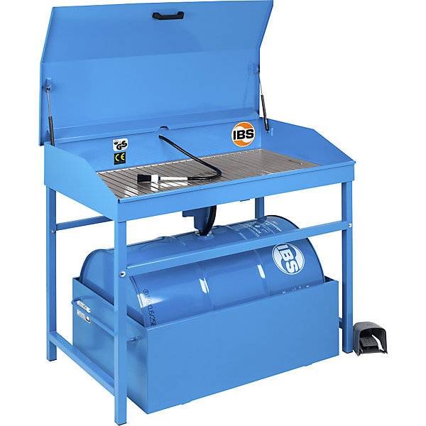 Teilereinigungsgerät Profi Tragfähigkeit 250 kg mit Deckel HxBxT 870 x 1135 x 660 mm. IBS Scherer GmbH-0