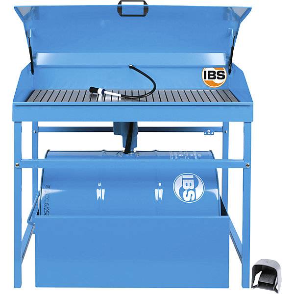 Teilereinigungsgerät Profi Tragfähigkeit 250 kg mit Deckel HxBxT 870 x 1135 x 660 mm. IBS Scherer GmbH-1