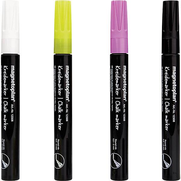 Kreidemarker farbig sortiert schwarz weiß gelb rosa VE 16 Stk. Holtz Office Support GmbH 56356149-1