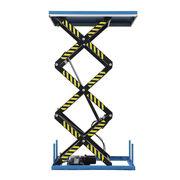 Dreifach-Scherenhubtisch Plattform-LxB 1700 x 1000 mm Tragfähigkeit 1000 kg Betriebsspannung 230 V. Gesutra-0