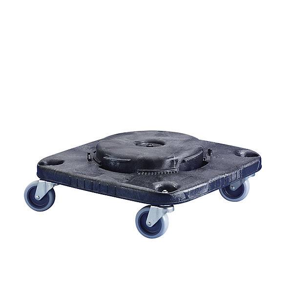 BRUTE® Transportroller, eckig, 4 Lenkrollen, Bajonettverschluss, PE/Metall, grau., Rubbermaid, 562386 49-1