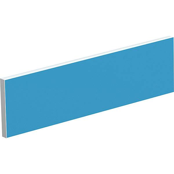 Tischtrennwand für Teamschreibtische Breite 1600 mm Bezug blau. PAPERFLOW S.A.S | | LE HUB BATEMENT 5 1ER