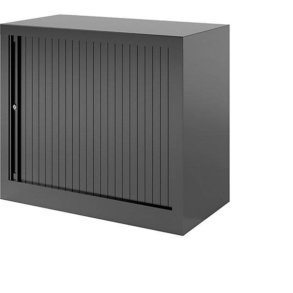 Euro-Rollladenschrank Breite 800 mm 1 Fachboden schwarz. TAKKT Industrial & Packaging GmbH 56448649