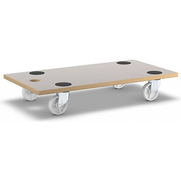 Transportroller mit Griffloch MM 1319 Rollen für weiche Böden VE 2 Stk LxB 575 x 300 mm. Wagner System GmbH