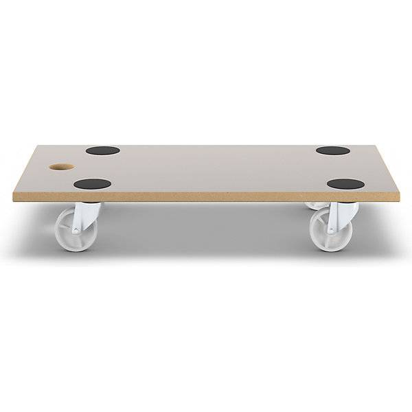 Transportroller mit Griffloch MM 1319 Rollen für weiche Böden VE 2 Stk LxB 575 x 300 mm. Wagner System GmbH-3