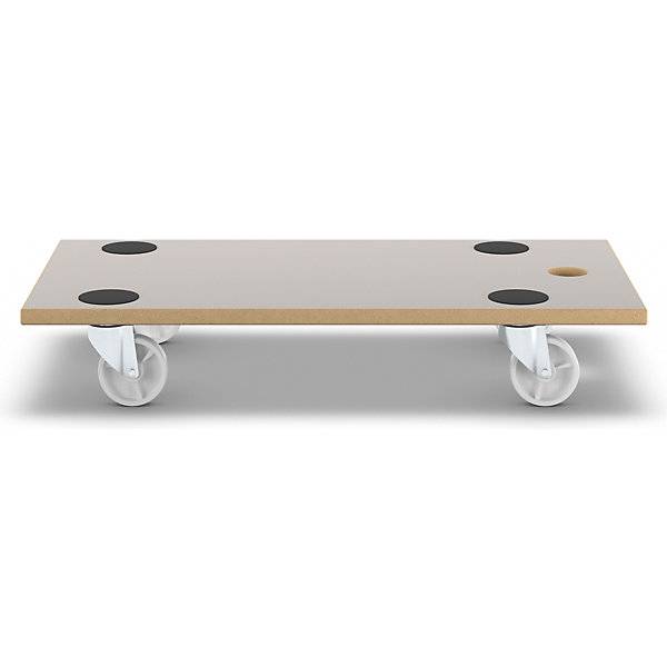Transportroller mit Griffloch MM 1319 Rollen für weiche Böden VE 2 Stk LxB 575 x 300 mm. Wagner System GmbH-4