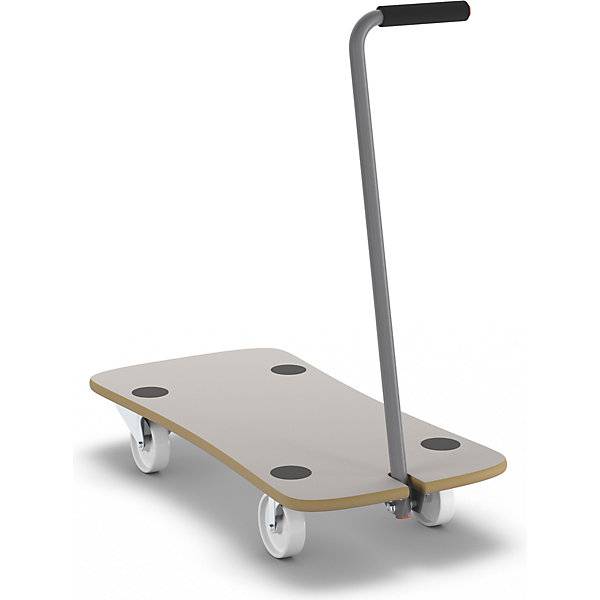 Transportroller STAR CARRIER ECO MDF-Platte LxB 790 x 390 mm Tragfähigkeit 200 kg. Wagner System GmbH 56661349-1