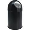 Push-Mülleimer Stahl Volumen 30 l schwarz. Vepa Bins Groothandel B.V. 97781349