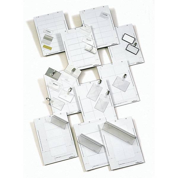 BADGEMAKER Einsteckschilderbögen für HxB 60 x 90 mm VE 800 Stk weiß. Durable | Hunke & Jochheim GmbH & CO. KG-1