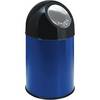 Push-Mülleimer Stahl Volumen 30 l blau. Vepa Bins Groothandel B.V. 97781449