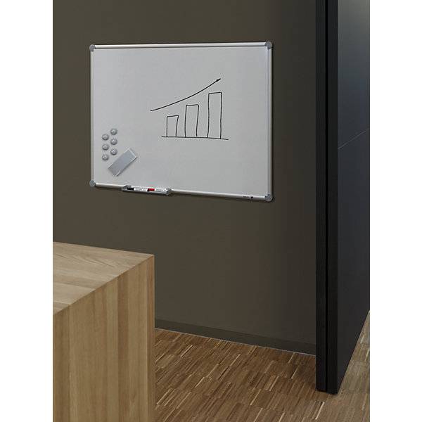 Whiteboard MAULpro Stahlblech emaillebeschichtet BxH 1800 x 900 mm. Jakob Maul GmbH 94521449-3