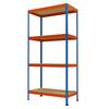 Großfach-Schwerlastregal Höhe 2438 mm Gesamttiefe 621 mm Breite 1231 mm. Racktec GmbH 92978049