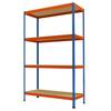 Großfach-Schwerlastregal Höhe 2438 mm Gesamttiefe 621 mm Breite 1536 mm. Racktec GmbH 92978149