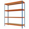 Großfach-Schwerlastregal Höhe 2438 mm Gesamttiefe 621 mm Breite 2146 mm. Racktec GmbH 92978349